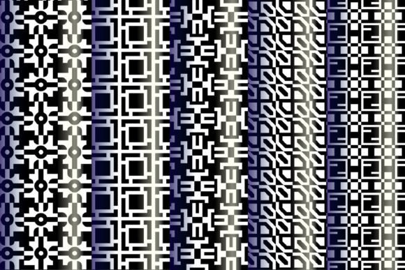 Abstract Black and White Seamless Pattern