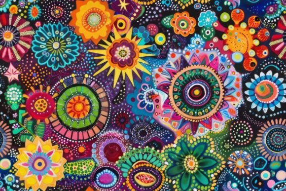 Colorful Abstract Floral Art Seamless: A Comprehensive Evaluation for Digital and Print Applications