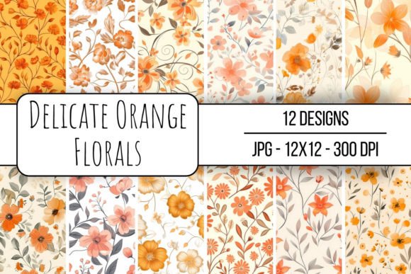 Delicate Orange Florals Seamless Pattern: A Practical Guide for Creators and Designers