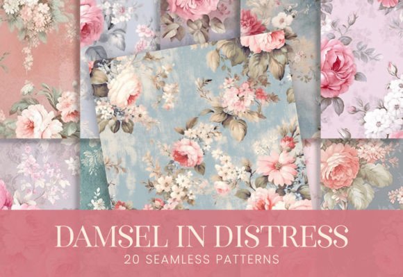 Distressed Feminine Floral Damask Papers: A Practical Guide for Creative Projects