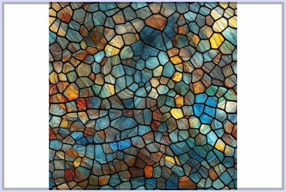 Mosaic Texture Seamless Pattern