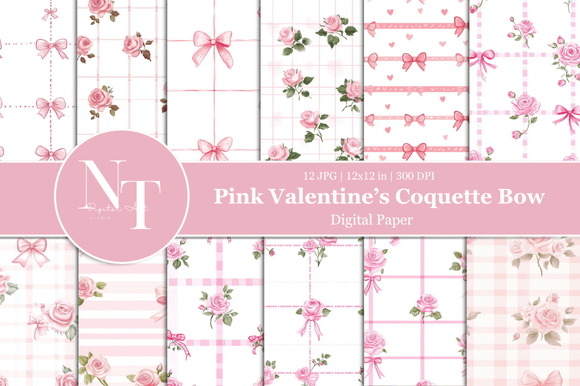 Pink Valentine Coquette Bow Digital Paper: A Comprehensive Evaluation