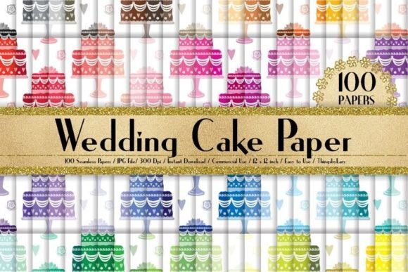 Seamless Color Wedding Cake Papers: The Ultimate Digital Resource for Creative Professionals