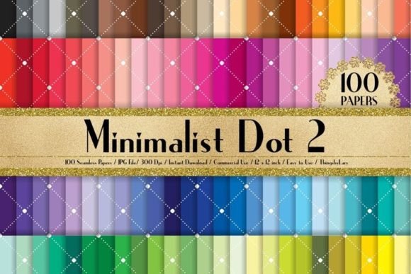 Seamless Diagonal Polka Dot Papers