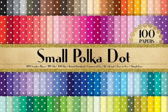 Seamless Small Polka Dot Papers